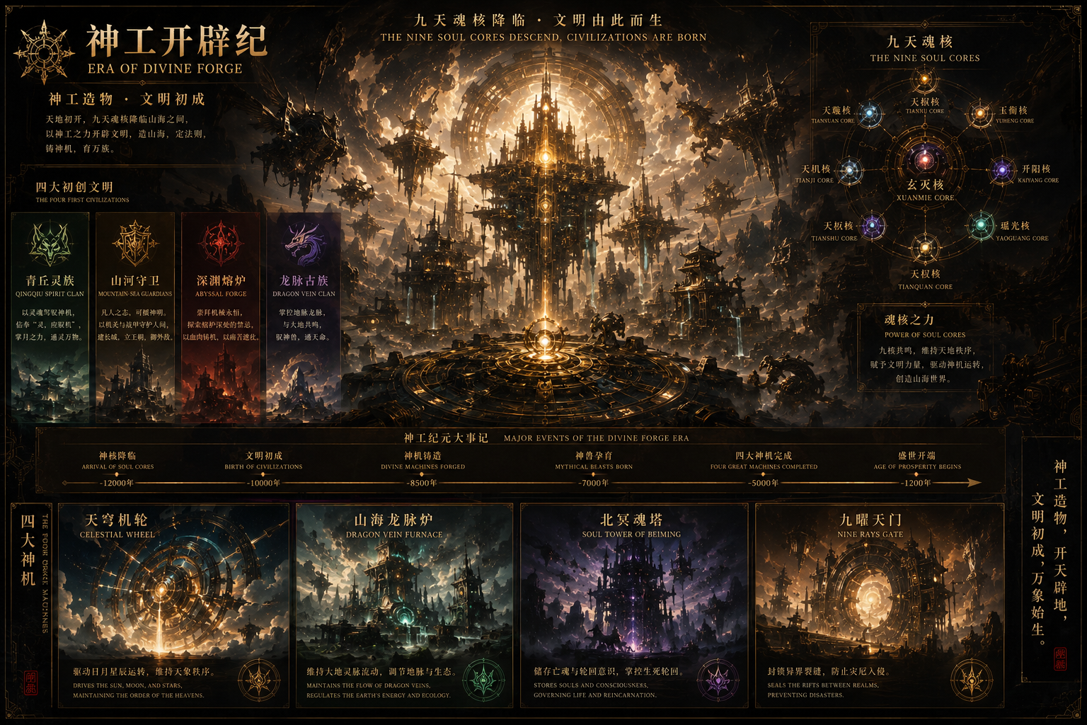第一纪元 — The Age of Divine Forging（神铸时代）